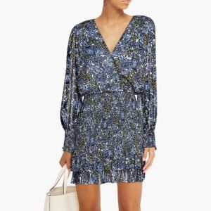 Veronica Beard Smocked Floral Dress